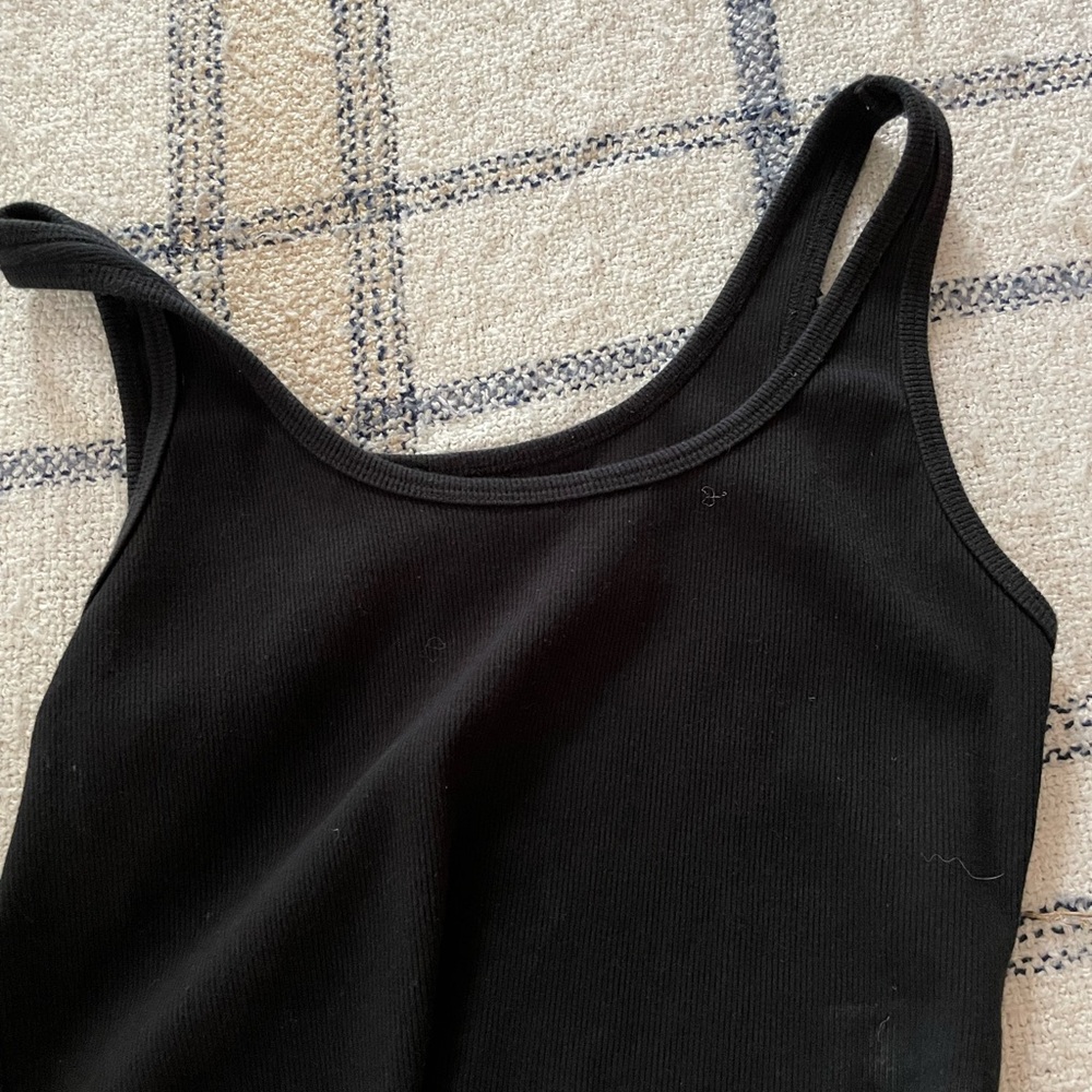 Wild Fable Charcoal Ribbed Tank